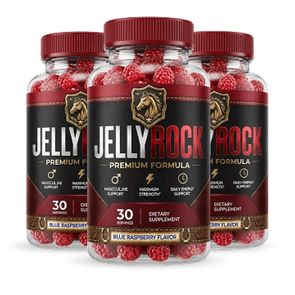 Jelly Rock gummy bottles